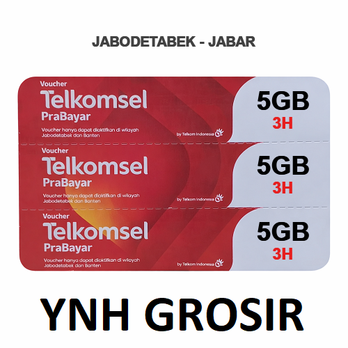 VOUCHER TELKOMSEL 5GB 3HR JABODETABEK - JABAR