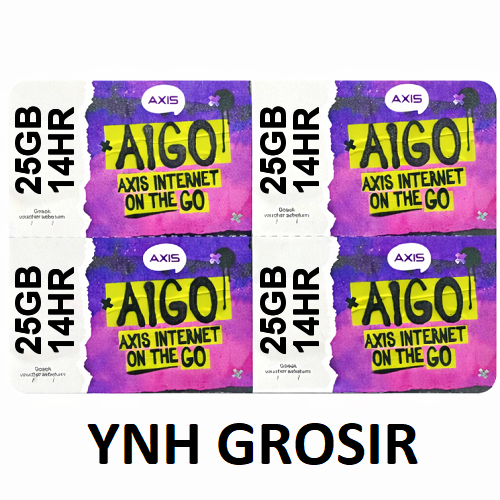 Voucher Axis 25GB + LOKAL 14HR